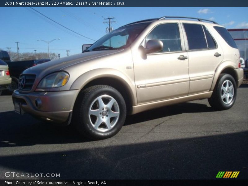 Desert Silver Metallic / Java 2001 Mercedes-Benz ML 320 4Matic