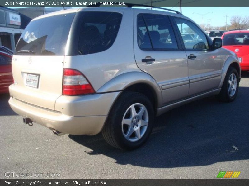 Desert Silver Metallic / Java 2001 Mercedes-Benz ML 320 4Matic