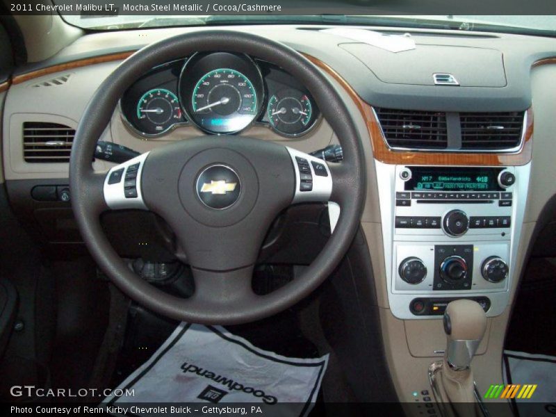 Mocha Steel Metallic / Cocoa/Cashmere 2011 Chevrolet Malibu LT