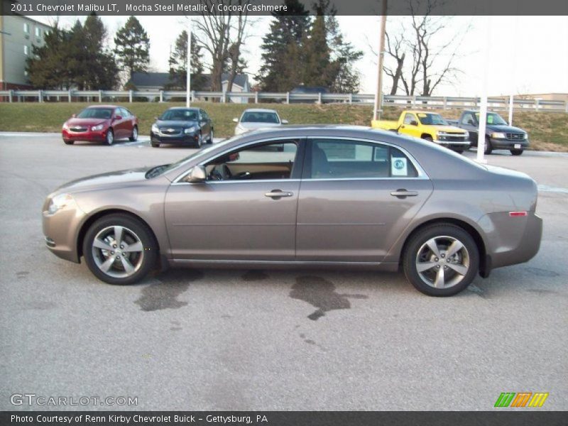 Mocha Steel Metallic / Cocoa/Cashmere 2011 Chevrolet Malibu LT