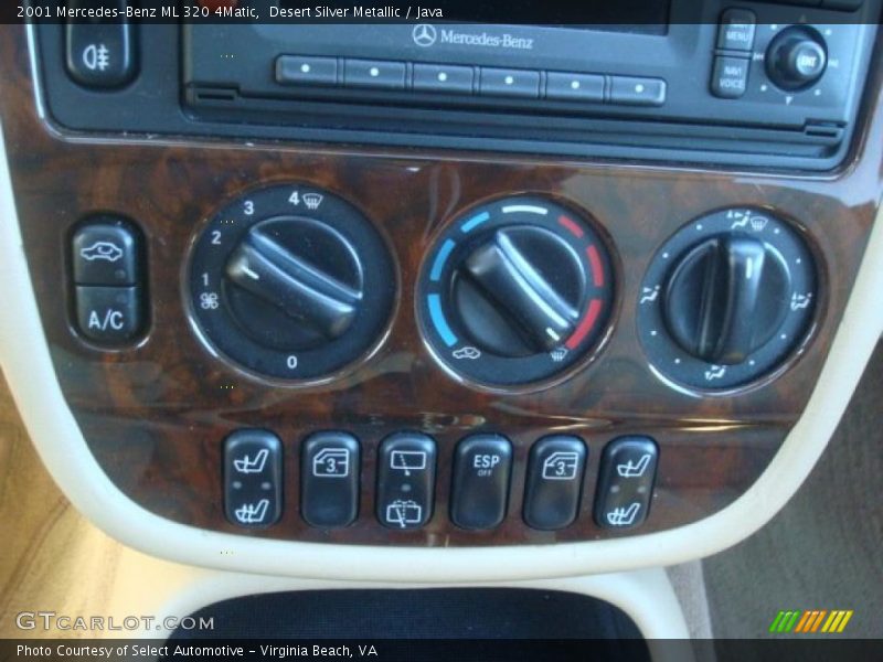 Desert Silver Metallic / Java 2001 Mercedes-Benz ML 320 4Matic