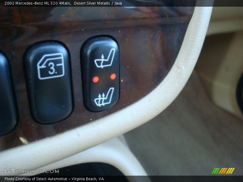 Desert Silver Metallic / Java 2001 Mercedes-Benz ML 320 4Matic
