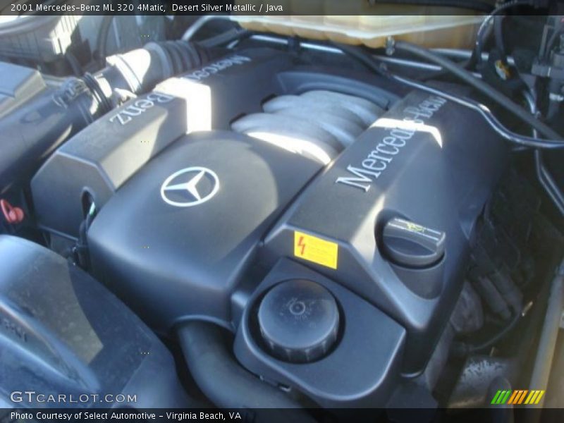 Desert Silver Metallic / Java 2001 Mercedes-Benz ML 320 4Matic