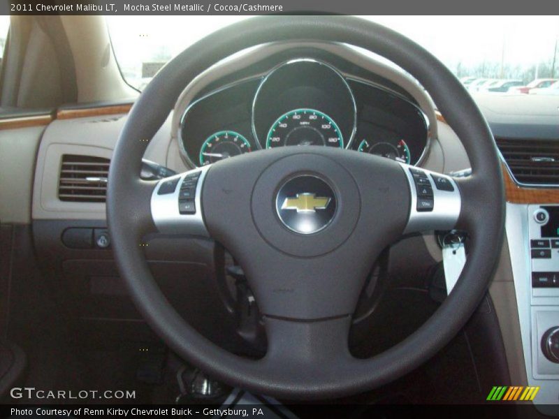 Mocha Steel Metallic / Cocoa/Cashmere 2011 Chevrolet Malibu LT