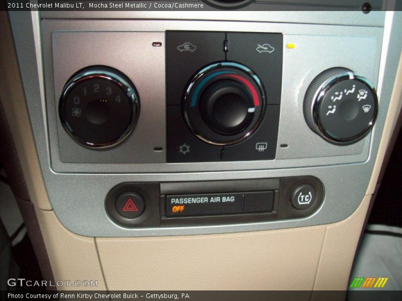 Mocha Steel Metallic / Cocoa/Cashmere 2011 Chevrolet Malibu LT