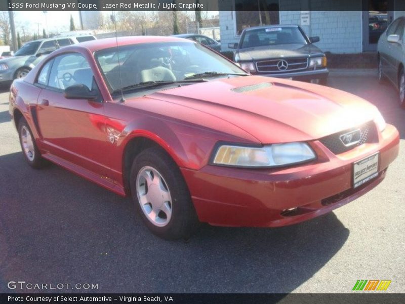 Front 3/4 View of 1999 Mustang V6 Coupe