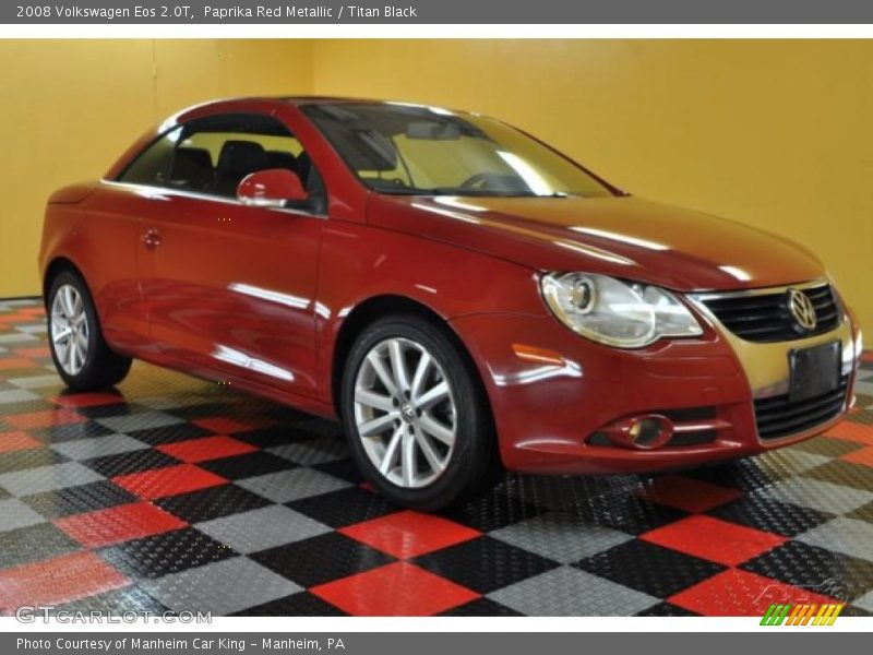 Paprika Red Metallic / Titan Black 2008 Volkswagen Eos 2.0T
