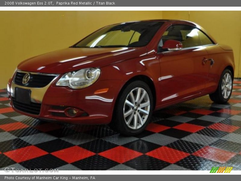 Paprika Red Metallic / Titan Black 2008 Volkswagen Eos 2.0T