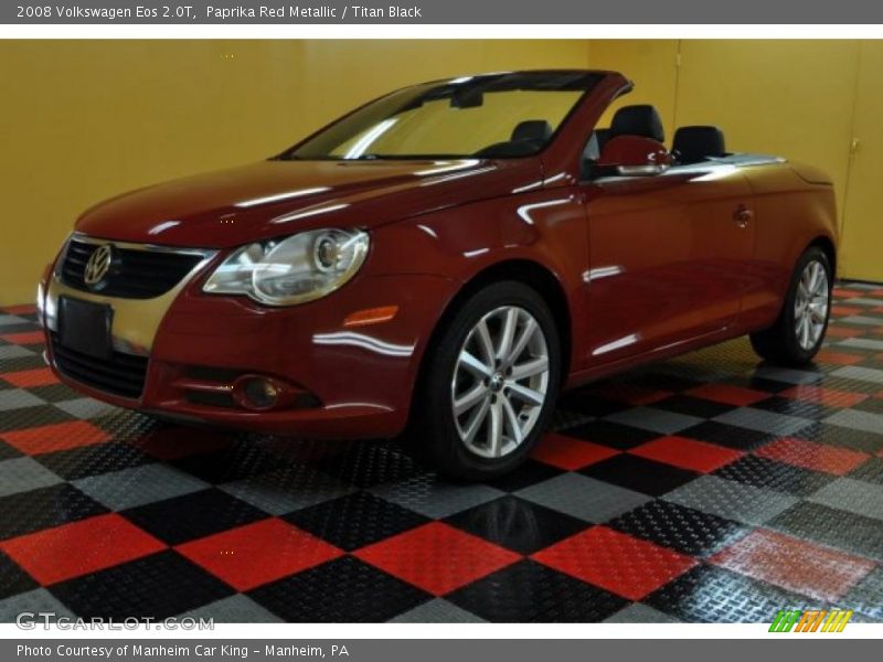 Paprika Red Metallic / Titan Black 2008 Volkswagen Eos 2.0T
