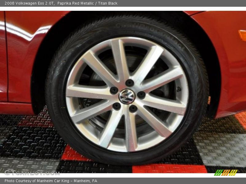 Paprika Red Metallic / Titan Black 2008 Volkswagen Eos 2.0T