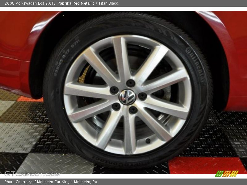 Paprika Red Metallic / Titan Black 2008 Volkswagen Eos 2.0T