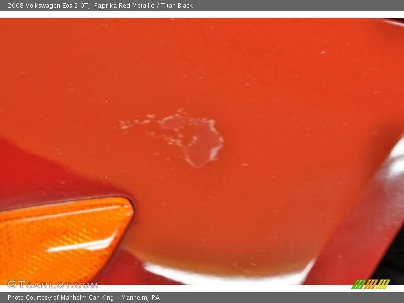 Paprika Red Metallic / Titan Black 2008 Volkswagen Eos 2.0T