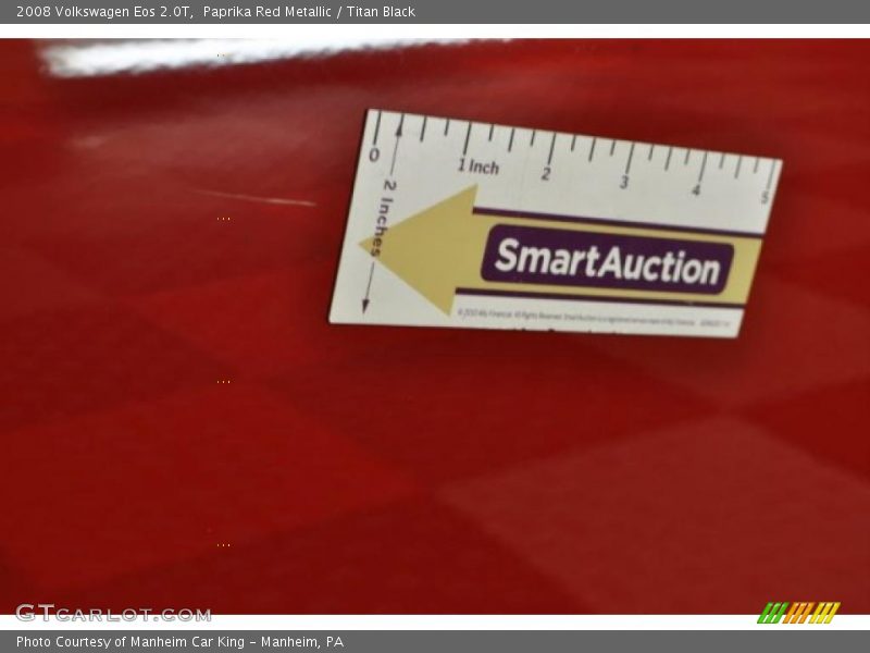 Paprika Red Metallic / Titan Black 2008 Volkswagen Eos 2.0T