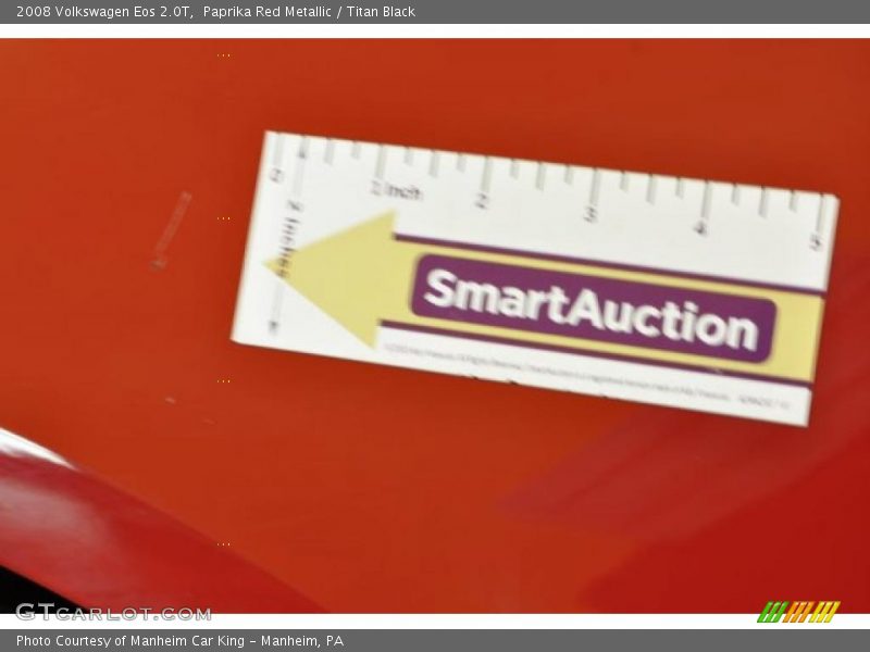 Paprika Red Metallic / Titan Black 2008 Volkswagen Eos 2.0T