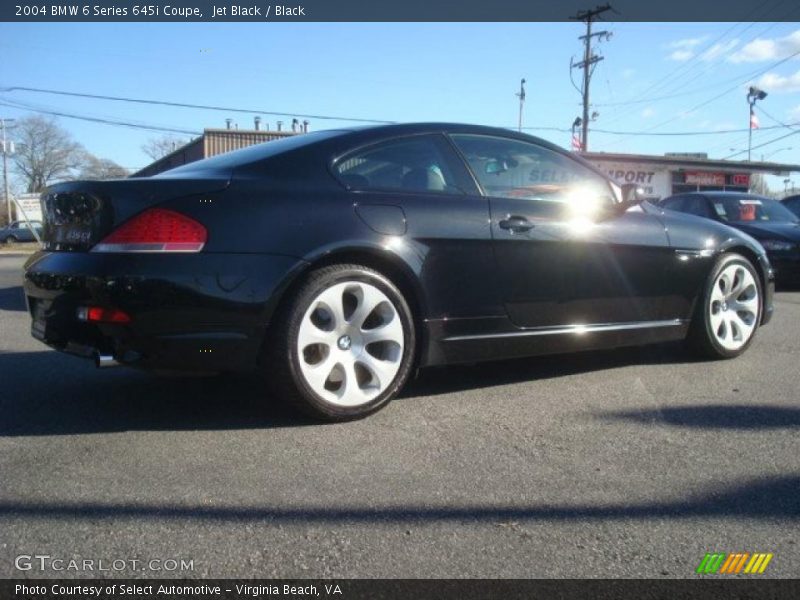 Jet Black / Black 2004 BMW 6 Series 645i Coupe