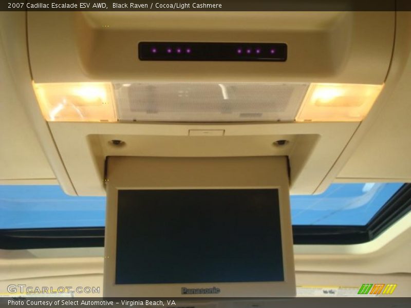 Black Raven / Cocoa/Light Cashmere 2007 Cadillac Escalade ESV AWD