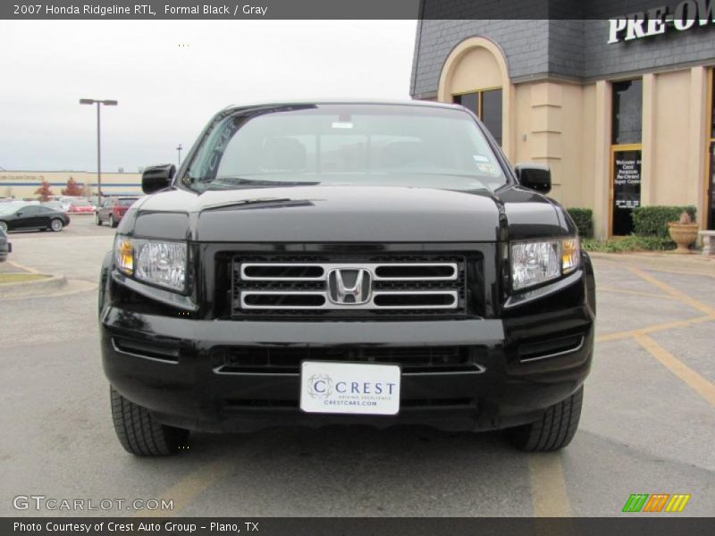 Formal Black / Gray 2007 Honda Ridgeline RTL