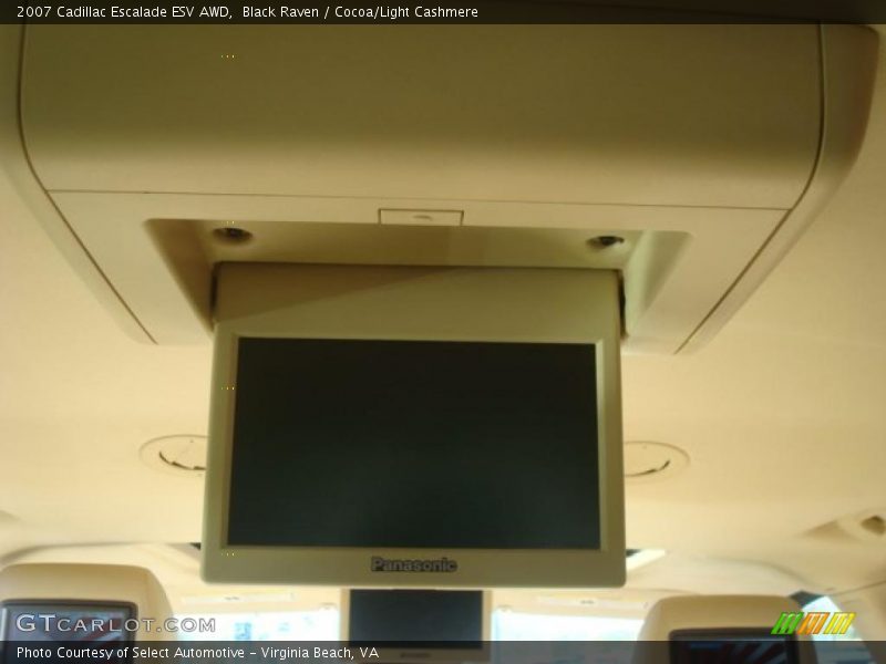 Black Raven / Cocoa/Light Cashmere 2007 Cadillac Escalade ESV AWD