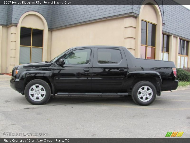 Formal Black / Gray 2007 Honda Ridgeline RTL