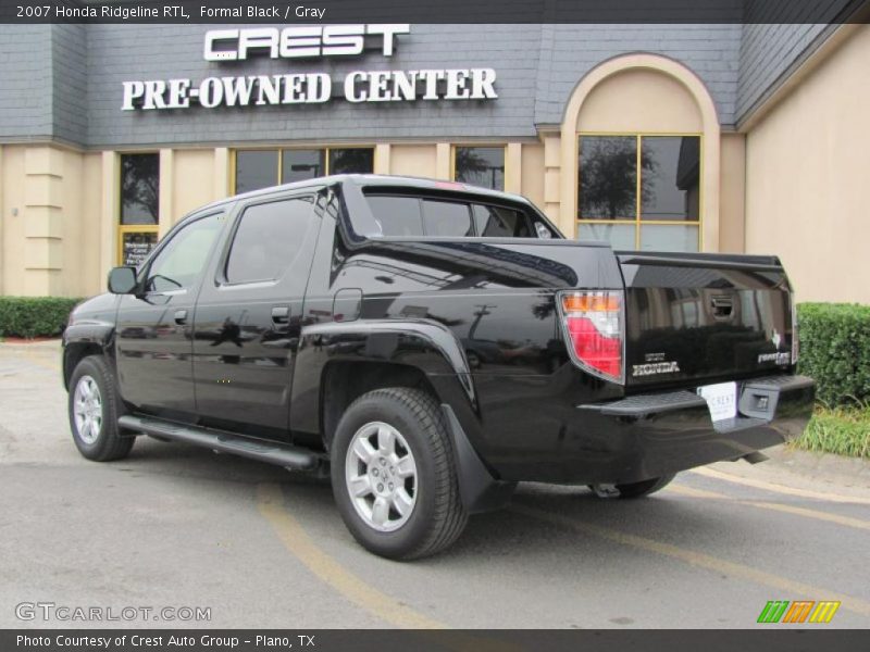 Formal Black / Gray 2007 Honda Ridgeline RTL