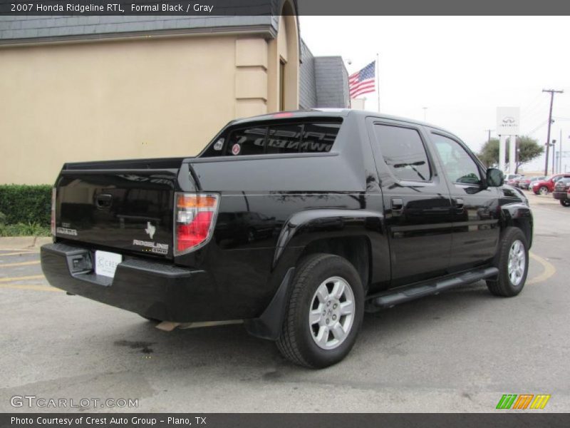 Formal Black / Gray 2007 Honda Ridgeline RTL