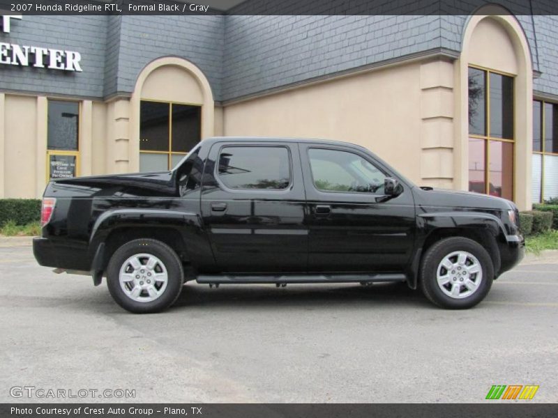Formal Black / Gray 2007 Honda Ridgeline RTL