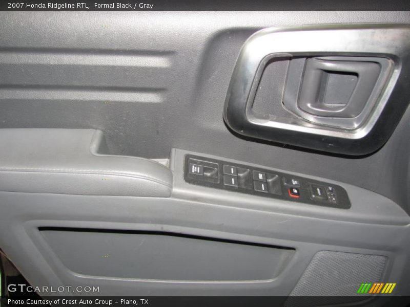 Formal Black / Gray 2007 Honda Ridgeline RTL