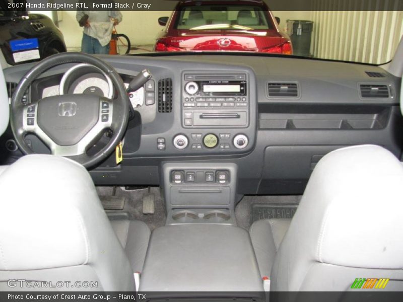 Formal Black / Gray 2007 Honda Ridgeline RTL