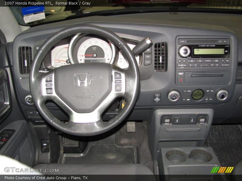 Formal Black / Gray 2007 Honda Ridgeline RTL