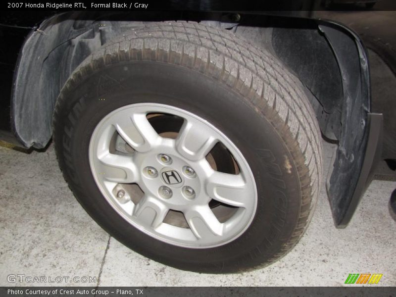 Formal Black / Gray 2007 Honda Ridgeline RTL
