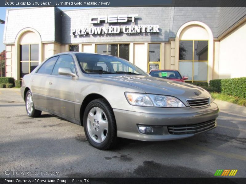Burnished Gold Metallic / Ivory 2000 Lexus ES 300 Sedan