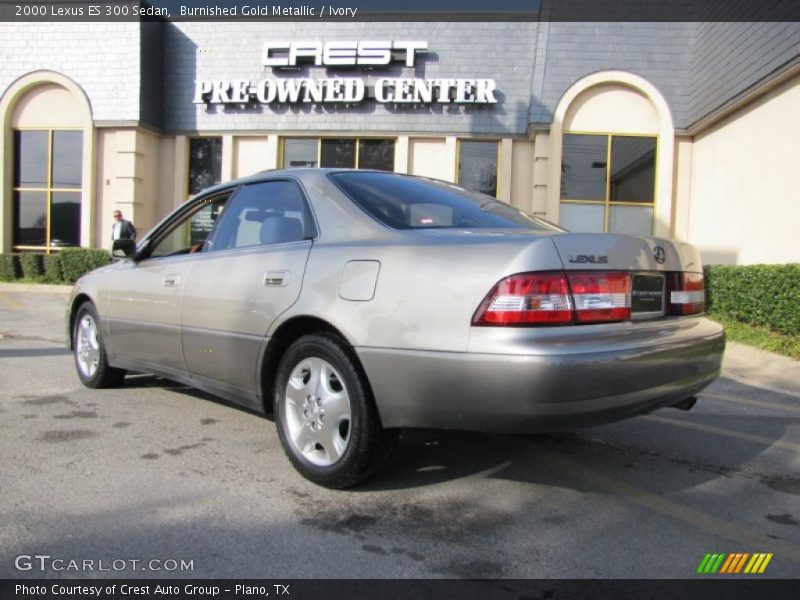 Burnished Gold Metallic / Ivory 2000 Lexus ES 300 Sedan