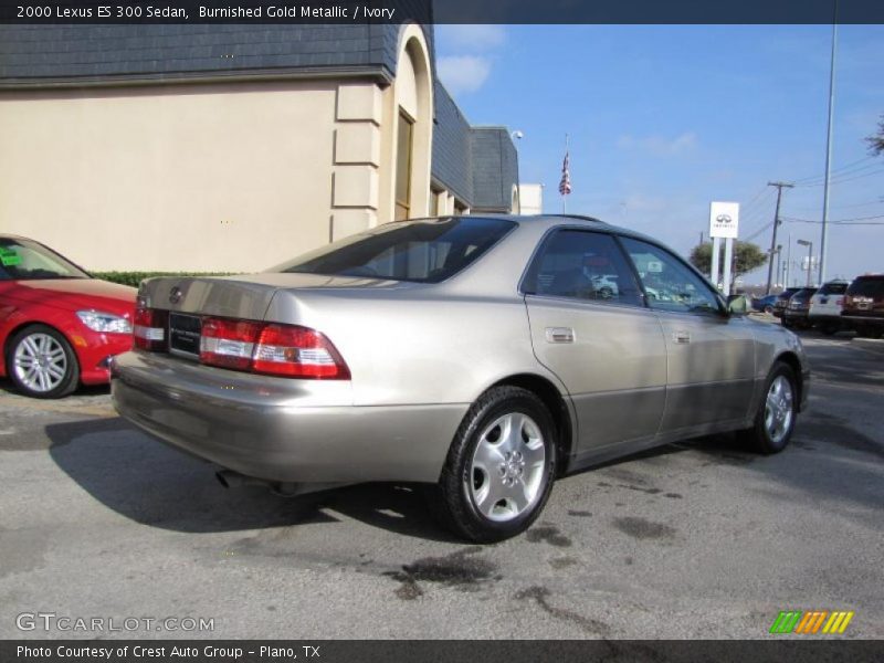 Burnished Gold Metallic / Ivory 2000 Lexus ES 300 Sedan
