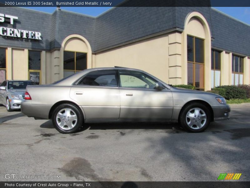 Burnished Gold Metallic / Ivory 2000 Lexus ES 300 Sedan