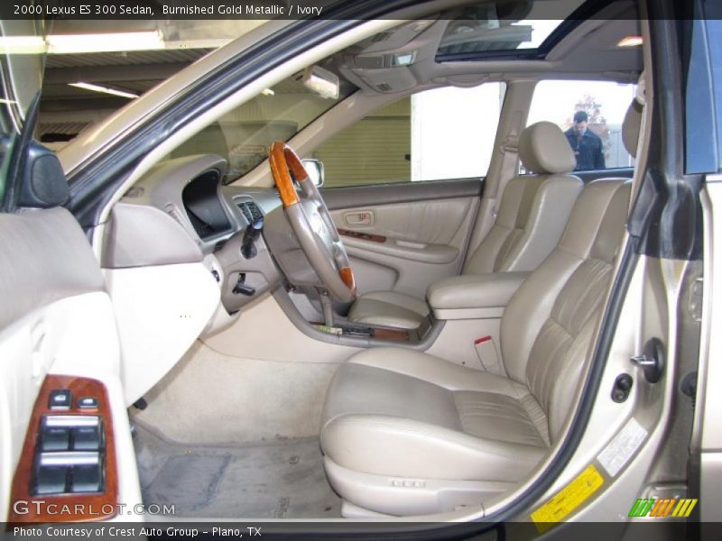 Burnished Gold Metallic / Ivory 2000 Lexus ES 300 Sedan