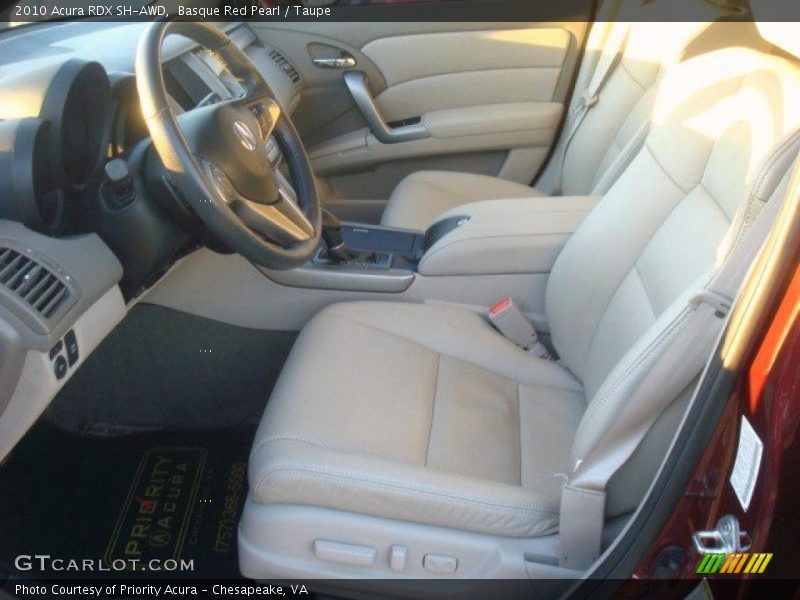 Basque Red Pearl / Taupe 2010 Acura RDX SH-AWD