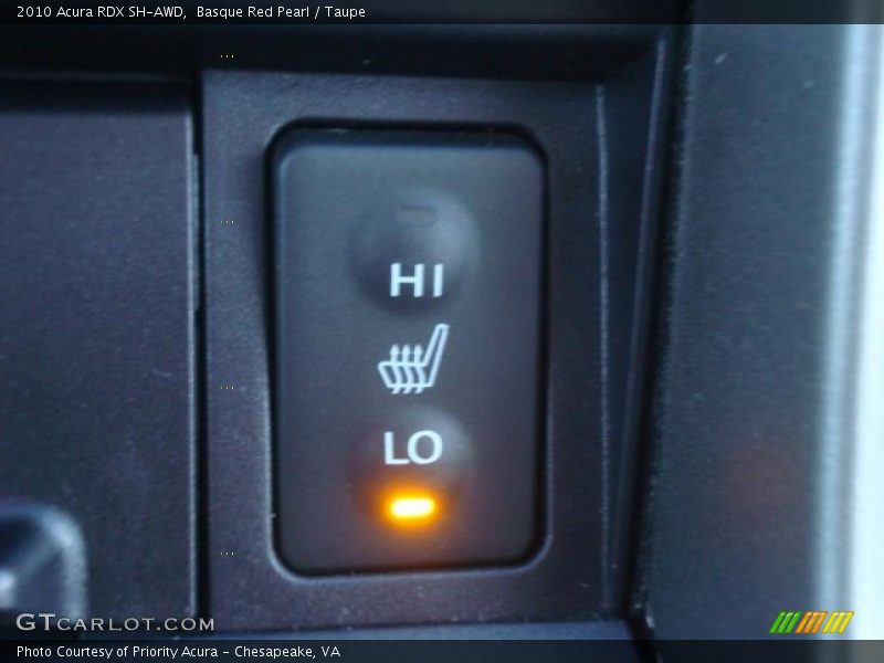Basque Red Pearl / Taupe 2010 Acura RDX SH-AWD
