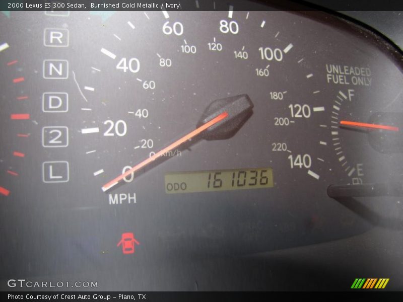 Burnished Gold Metallic / Ivory 2000 Lexus ES 300 Sedan