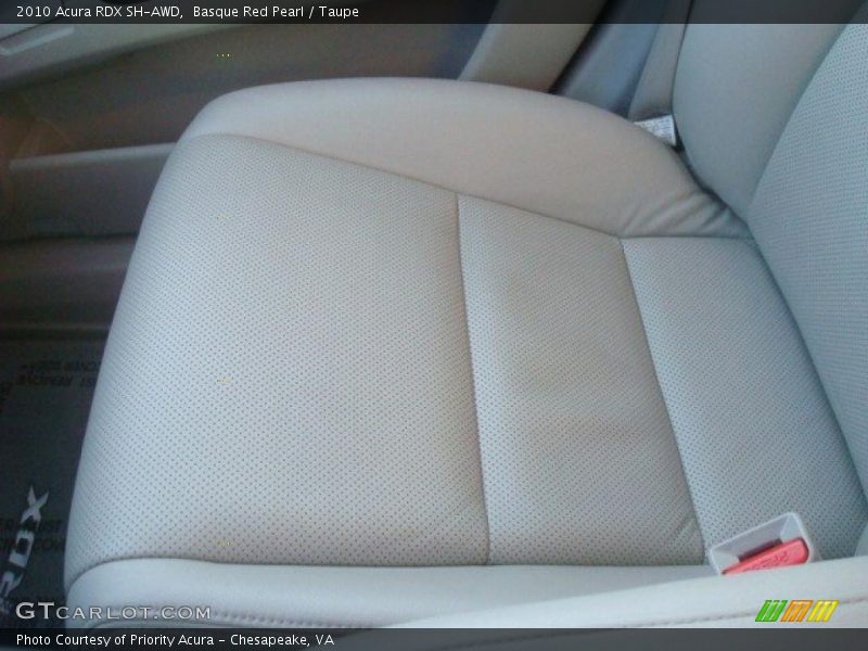 Basque Red Pearl / Taupe 2010 Acura RDX SH-AWD