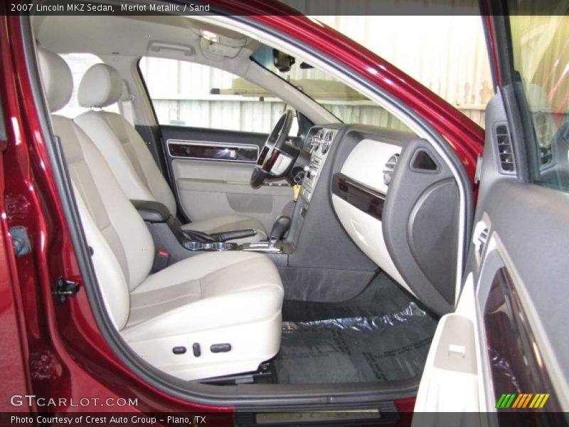 Merlot Metallic / Sand 2007 Lincoln MKZ Sedan
