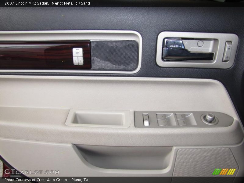 Merlot Metallic / Sand 2007 Lincoln MKZ Sedan