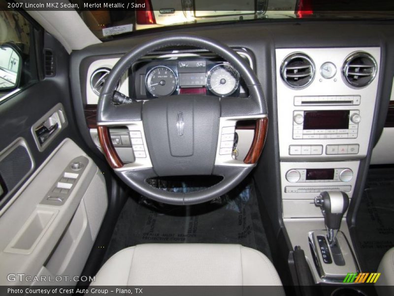 Merlot Metallic / Sand 2007 Lincoln MKZ Sedan