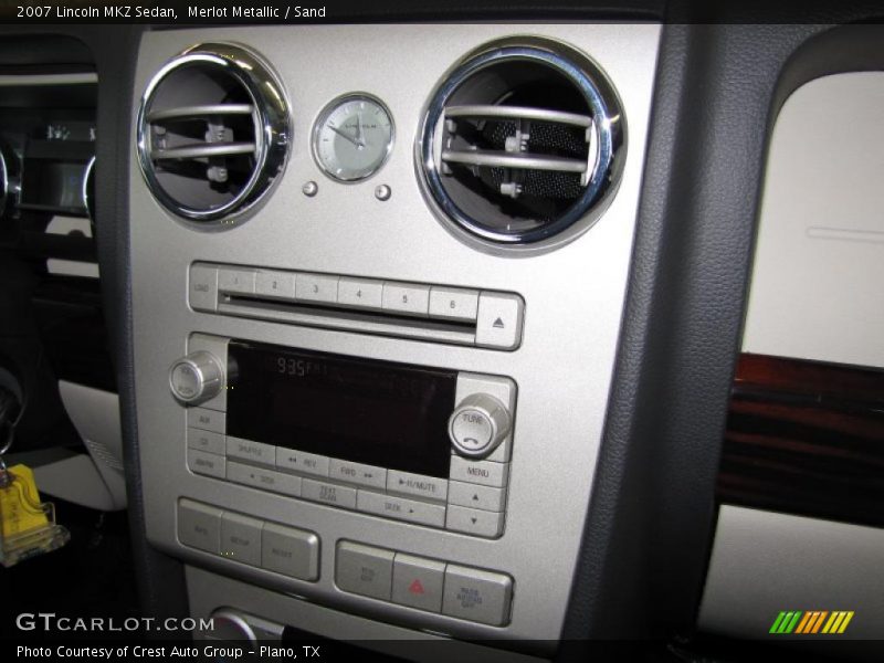 Merlot Metallic / Sand 2007 Lincoln MKZ Sedan