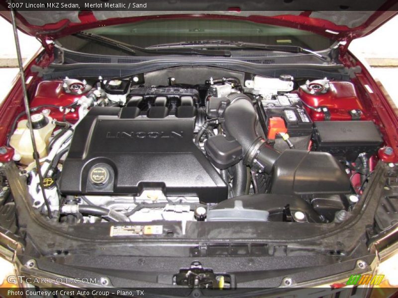 Merlot Metallic / Sand 2007 Lincoln MKZ Sedan