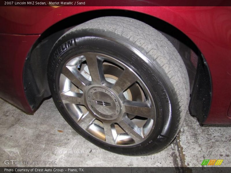 Merlot Metallic / Sand 2007 Lincoln MKZ Sedan