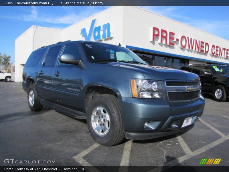 Blue Granite Metallic / Ebony 2009 Chevrolet Suburban LT