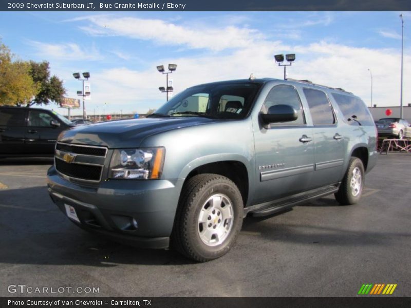 Blue Granite Metallic / Ebony 2009 Chevrolet Suburban LT