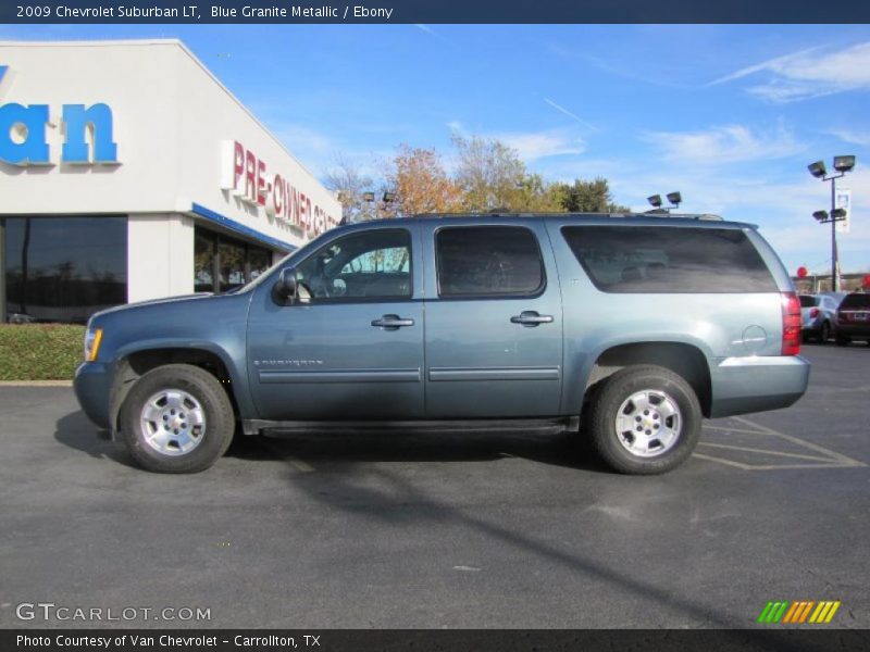 Blue Granite Metallic / Ebony 2009 Chevrolet Suburban LT