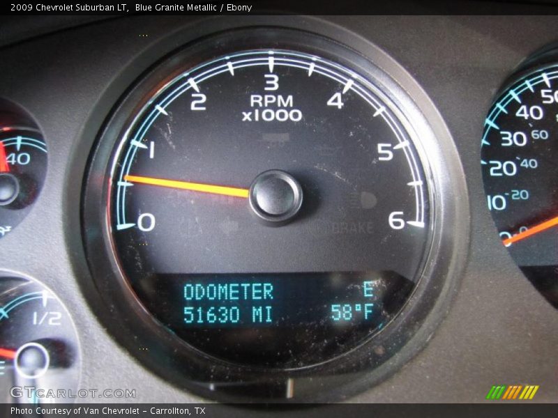 Blue Granite Metallic / Ebony 2009 Chevrolet Suburban LT