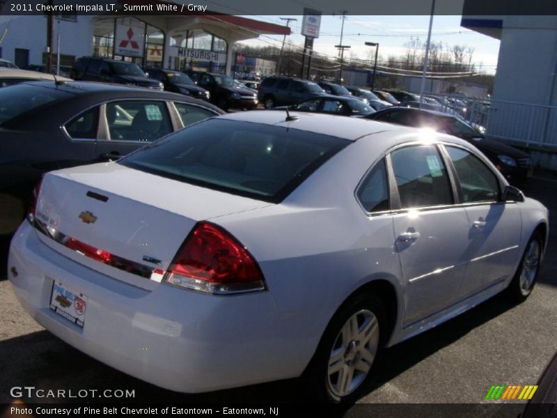 Summit White / Gray 2011 Chevrolet Impala LT